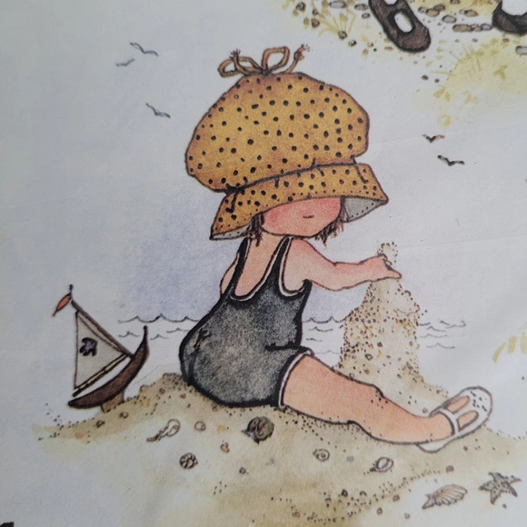 3/$25 Vintage Holly Hobbie Gift Wrap Wrapping Paper All Occasions x3 - Picture 2 of 3